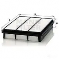 Воздушный фильтр MANN-FILTER c32005 4011558025359 2 Z1N8Q 65178 - Изображение 5