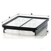 Воздушный фильтр MANN-FILTER c28011 1XSMXV B 64876 4011558027490 - Изображение 6