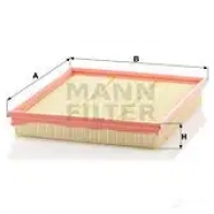 Воздушный фильтр MANN-FILTER 64898 c28150 4011558215507 7V KOVL - Изображение 6