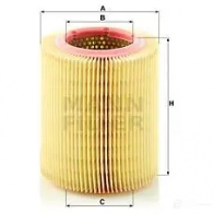 Воздушный фильтр MANN-FILTER 64134 c1567 H SE8L 4011558106102