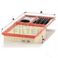 Воздушный фильтр MANN-FILTER 65417 c3880 4011558418106 8TA6 R - Изображение 6