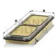 Воздушный фильтр MANN-FILTER NV K7GPS c43731 65467 4011558122409 - Изображение 5