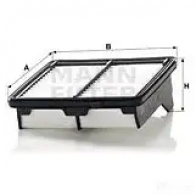 Воздушный фильтр MANN-FILTER c18004 4011558018863 64233 PY9D NT - Изображение 5