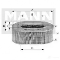 Воздушный фильтр MANN-FILTER 4011558117207 D ID9K 64980 c2936