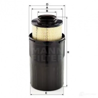 Воздушный фильтр MANN-FILTER 4011558147907 L72J MU c15200 64119