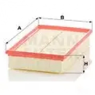 Воздушный фильтр MANN-FILTER U 03FA3 1424271140 c28043 - Изображение 5