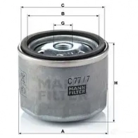 Воздушный фильтр турбокомпрессора MANN-FILTER 65524 4011558364700 c777 YLWAP BF