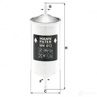 Топливный фильтр MANN-FILTER OOM1 Q wk613 4011558900601 67983 - Изображение 4