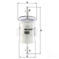 Топливный фильтр MANN-FILTER 4011558071875 9BST NH wk6032 67974 - Изображение 5