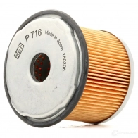 Топливный фильтр MANN-FILTER 67102 p716 4011558553500 ZVO1D1 0