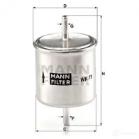 Топливный фильтр MANN-FILTER wk79 68097 4GLA Q4 4011558906900 - Изображение 6