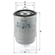Топливный фильтр MANN-FILTER wk821 68207 4011558905200 S E8KF - Изображение 5