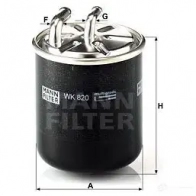 Топливный фильтр MANN-FILTER WD CLF 68195 wk820 4011558938000