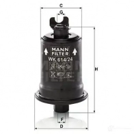 Топливный фильтр MANN-FILTER 68000 4011558932909 wk61424x ZYT YRT