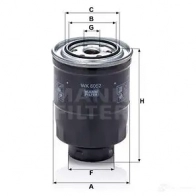 Топливный фильтр MANN-FILTER 83OT DM wk8052z 68118 4011558056124 - Изображение 5