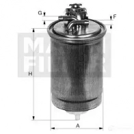 Топливный фильтр MANN-FILTER TSHK 4NE wk85312z Skoda Fabia (6Y2) 1 Хэтчбек 1.4 TDI 75 л.с. 2003 – 2008