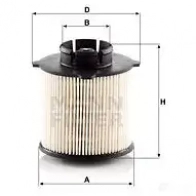 Топливный фильтр MANN-FILTER 67232 4011558005610 CZL IC pu9001x - Изображение 4