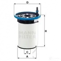 Топливный фильтр MANN-FILTER 67200 4011558057206 pu7005 ZB RJC - Изображение 5