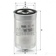 Топливный фильтр MANN-FILTER 4011558935306 68081 wk7302x CL1 HOV