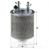 Топливный фильтр MANN-FILTER 4011558005276 T T0CT 68343 wk9181