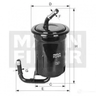 Топливный фильтр MANN-FILTER J80 D1O 68014 4011558933104 wk61439