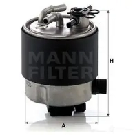 Топливный фильтр MANN-FILTER wk9026 4011558028787 KLM FG 68324