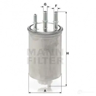 Топливный фильтр MANN-FILTER 204 U0 wk8296 4011558953607 68227