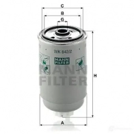Топливный фильтр MANN-FILTER 4011558902100 IU I6C1I 68253 wk8422 - Изображение 4