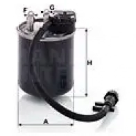 Топливный фильтр MANN-FILTER 83OD KK 68201 wk82018 4011558061647 - Изображение 5