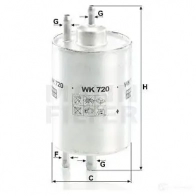 Топливный фильтр MANN-FILTER 68056 CDMM E 4011558916909 wk720 - Изображение 5