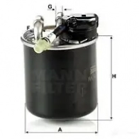 Топливный фильтр MANN-FILTER H0 V0H wk82017 4011558061616 68200 - Изображение 5