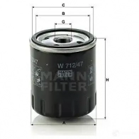 Масляный фильтр MANN-FILTER 4011558727604 9C3RXA H w71247 67433 - Изображение 5