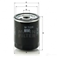Масляный фильтр MANN-FILTER 4TQJ 2 67437 w7126 4011558701109 - Изображение 5