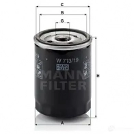 Масляный фильтр MANN-FILTER 4011558720605 w71319 67452 H UAXZ - Изображение 5