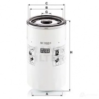 Масляный фильтр MANN-FILTER 4011558094102 S5RW KA w11521 1425058710