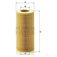 Масляный фильтр MANN-FILTER 4011558291501 W1 BKXF hu7212x 66868 - Изображение 4
