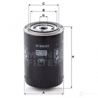 Масляный фильтр MANN-FILTER 67633 4011558712808 w94024 U7X 3KL - Изображение 5