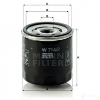 Масляный фильтр MANN-FILTER w7142 67459 4011558735609 KJ X3DPJ - Изображение 5