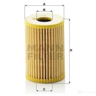 Масляный фильтр MANN-FILTER hu610x 8DBLA F1 66796 4011558290801 - Изображение 5