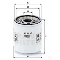 Масляный фильтр MANN-FILTER 4011558045845 67405 9H VVIV w7030 - Изображение 5