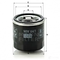 Масляный фильтр MANN-FILTER 67067 mw641 4011558844806 P00RP6 I - Изображение 5