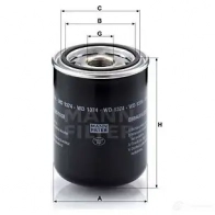 Масляный фильтр MANN-FILTER wd1374 4011558851101 I7F 3YI 1423017295