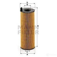 Масляный фильтр MANN-FILTER hu8001x 66877 4011558005672 G5A40Q 7 - Изображение 5