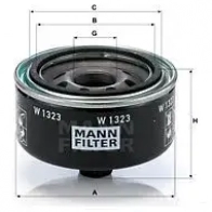 Масляный фильтр MANN-FILTER w1323 67372 4011558739201 II 6S5