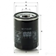 Масляный фильтр MANN-FILTER 4011558743406 LLW7Q 0 w71329 67455 - Изображение 6