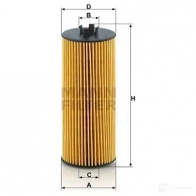 Масляный фильтр MANN-FILTER 4011558038021 66790 hu6008z QS7R A - Изображение 6