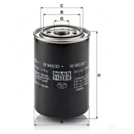 Масляный фильтр MANN-FILTER w94030 6S0W UU 67641 4011558747008
