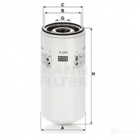Масляный фильтр MANN-FILTER O 8YZK 67362 w1294 4011558740207