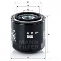 Масляный фильтр MANN-FILTER 67283 w10050 N X93U8P 4011558065003 - Изображение 5
