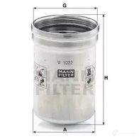 Масляный фильтр MANN-FILTER QU 79S 4011558760403 w1022 67287 - Изображение 7